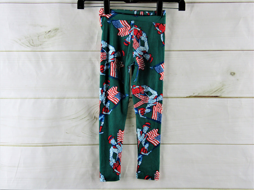  Lularoe 4th of July Leggings (Tween) Fits Pants Size 00-0  (Eagles - X0295): Clothing, Shoes & Jewelry