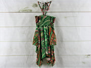 Shoreline Green Tube Top Halter Dress Size 4/6