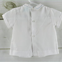 Alison Scott Vintage White and Blue Outfit Size 6 months
