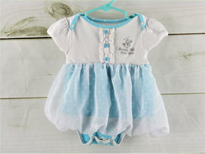 Beverly Hills Polo Club Blue and White Outfit Size 6-9 months