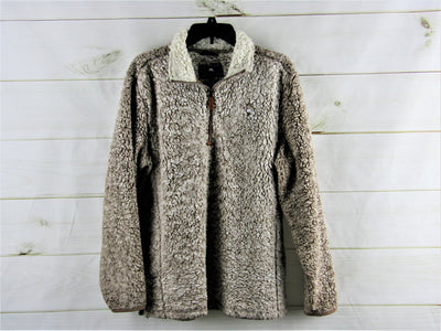 Southern Shirt Sherpa Pullover with Pockets (Size Medium)