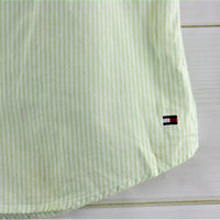Tommy Hilfiger Sleeveless Collar Button Up Shirt (Size 10)