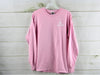 Pink Long Sleeve "Carolina" Shirt Size Adult Medium