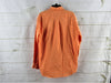 Nautica Orange Vintage Oxford Collared Button Down Shirt Size 16 1/2 34/35