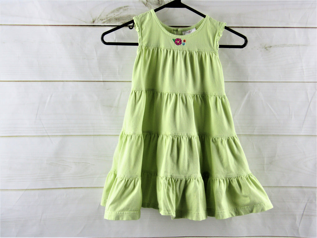 Hanna Andersson Light Green Tiered Dress Size 4T Hanna Andersson Light Green Tiered Dress Size 4T